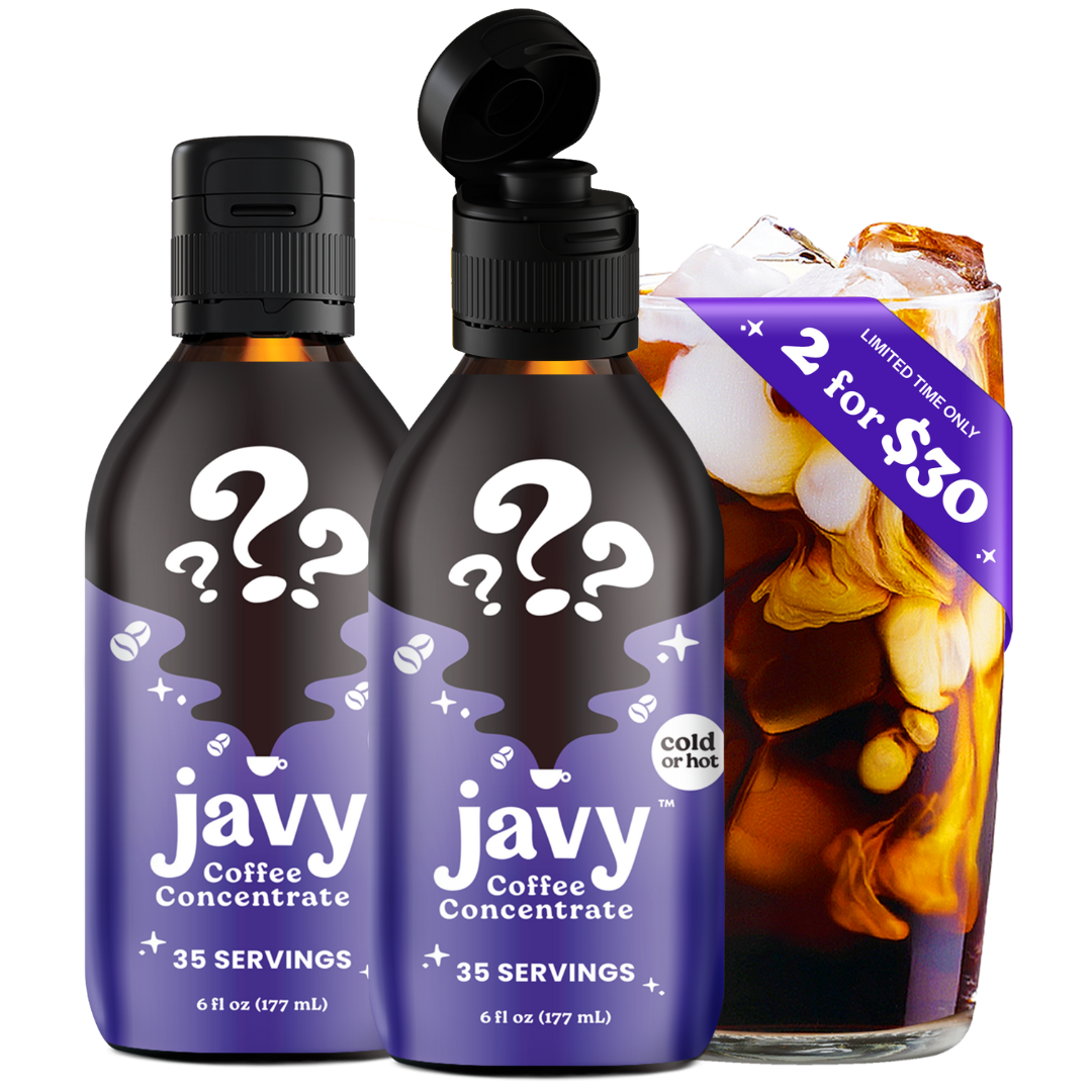 Javy Coffee Concentrate - 35 Servings, Cold Brew Coffee, Perfect for Instant Iced Coffee