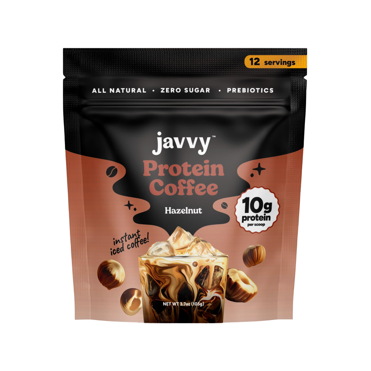 Hazelnut Protein Coffee (12 Servings)